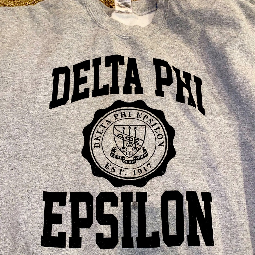 Delta Phi Epsilon Gray Sweatshirt